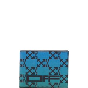 Off-White logo-print leather wallet