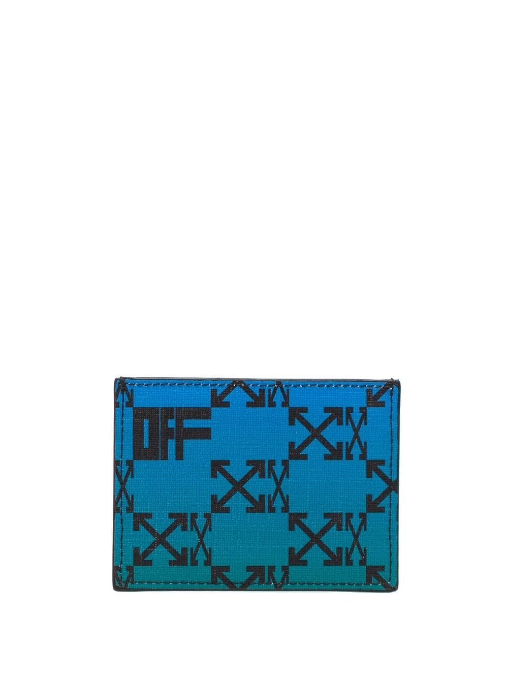 Off-White logo-print leather cardholder - Image 2