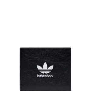 Balenciaga x Adidas trefoil-print folded wallet
