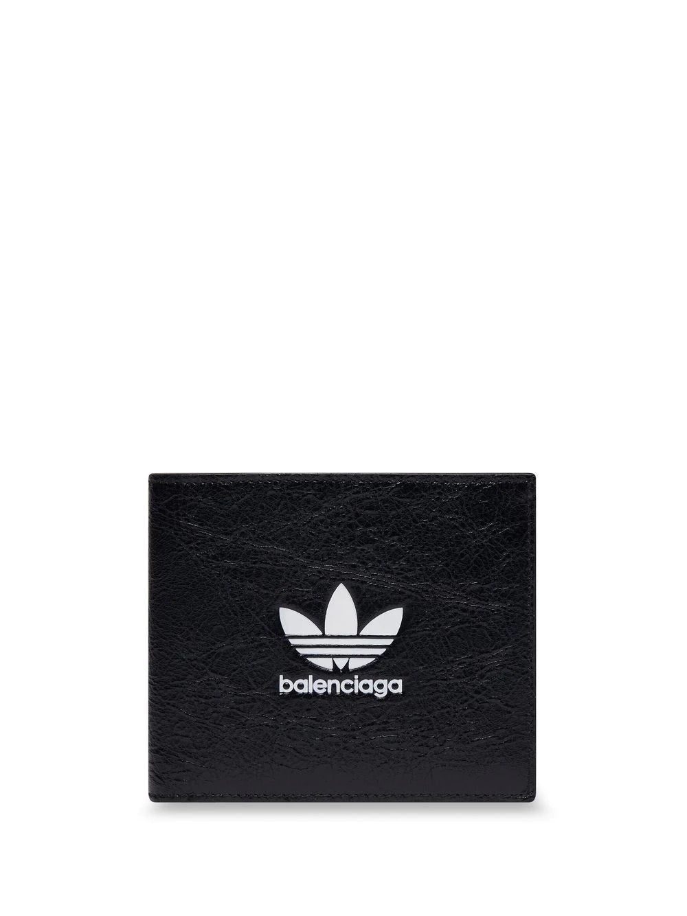 Balenciaga x Adidas trefoil-print folded wallet