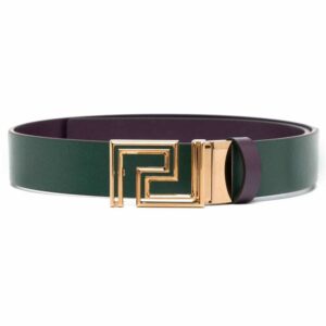 Versace Greca reversible leather belt