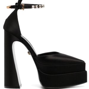 Versace 120mm satin platform sandals