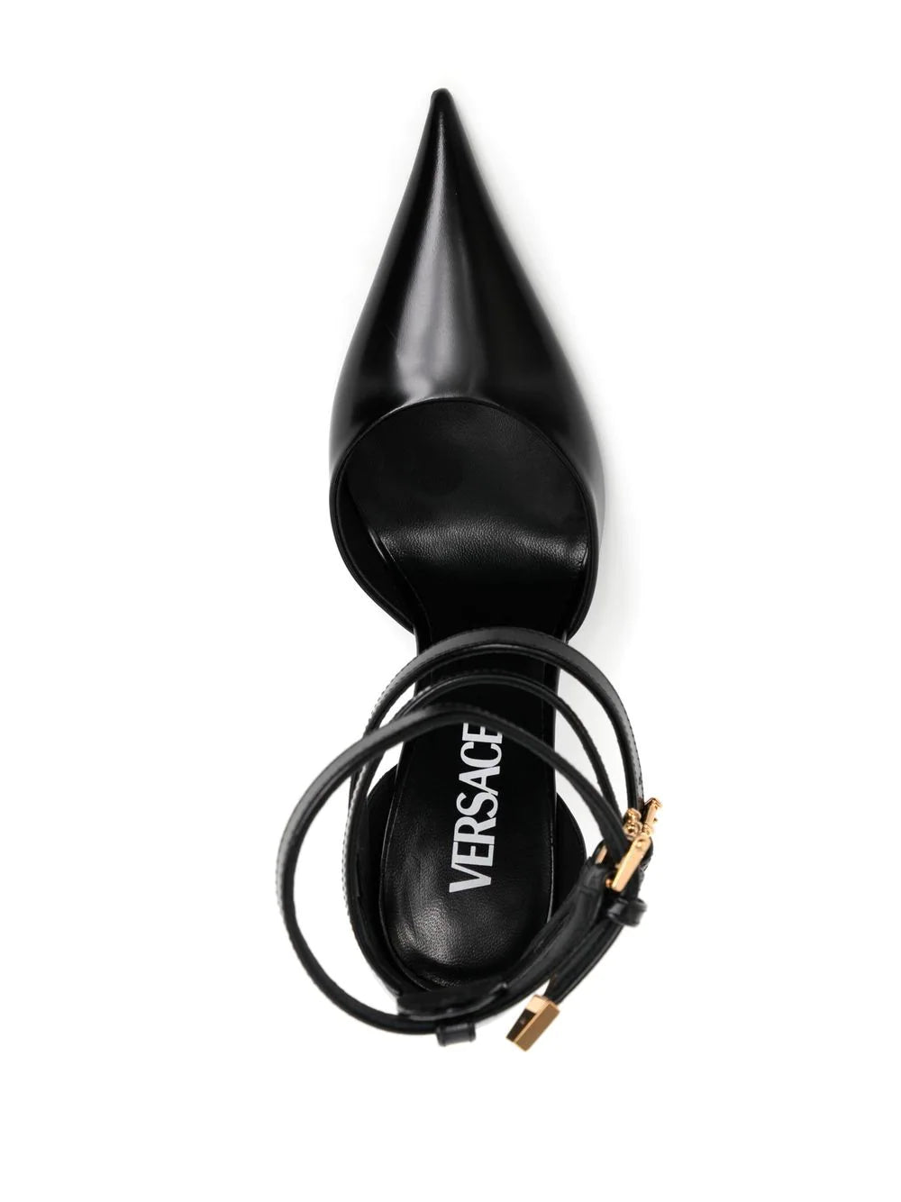 Versace 120mm pointed-toe leather sandals - Image 4