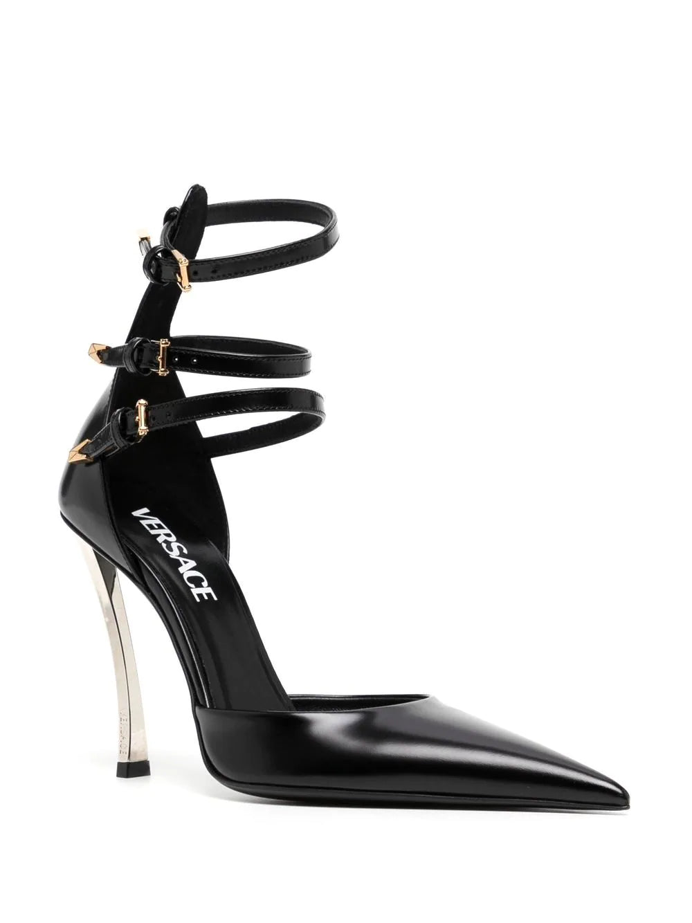 Versace 120mm pointed-toe leather sandals - Image 2