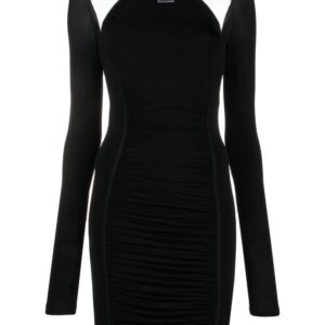 Versace Jeans Couture  mesh-panel mini dress