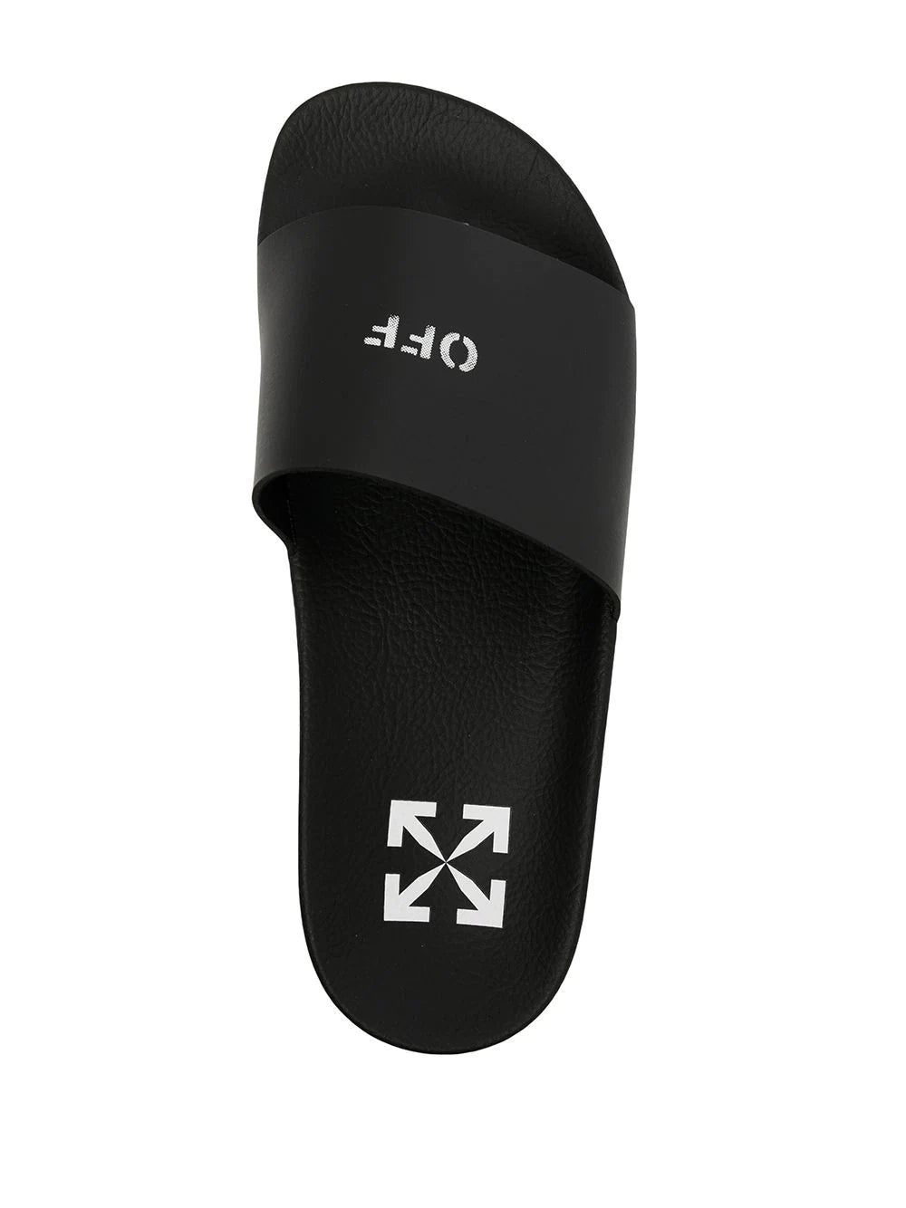 Off-White logo-print flat slides - Image 3