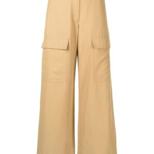 Stella McCartney  wide-leg flap-pocket trousers