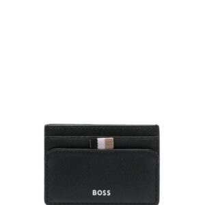 BOSS money-clip leather cardholder