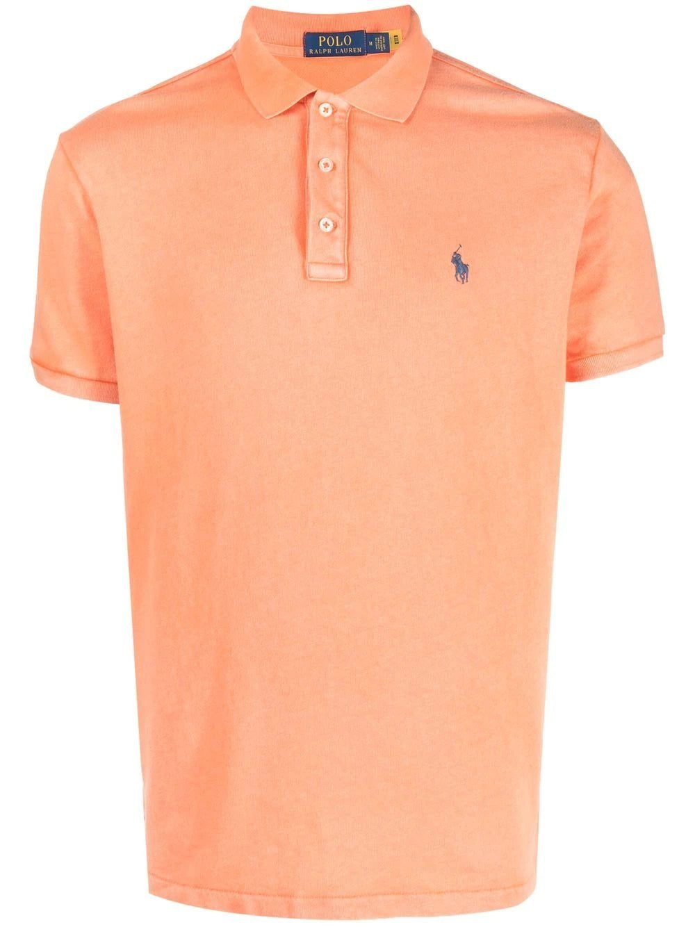 Polo Ralph Lauren logo-embroidered shortsleeved polo shirt