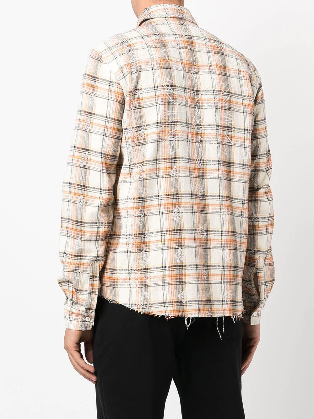 Amiri logo-print check pattern shirt - Image 4