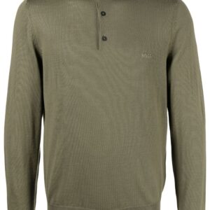 BOSS  virgin wool polo shirt