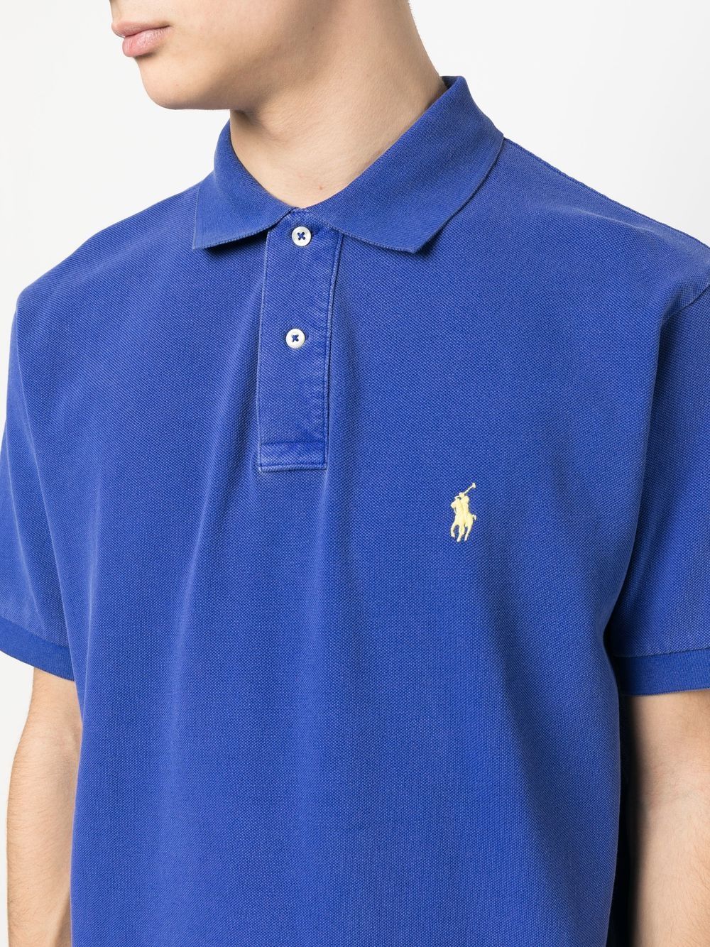 Polo Ralph Lauren logo-embroidered shortsleeved polo shirt - Image 4