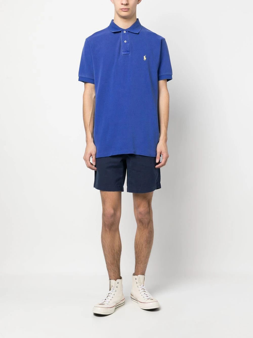 Polo Ralph Lauren logo-embroidered shortsleeved polo shirt