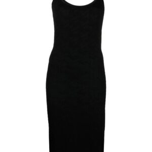 Versace  La Greca jacquard pencil dress