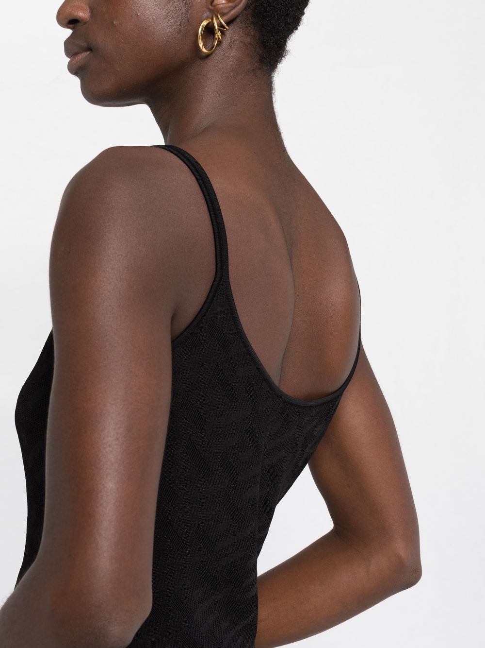 Versace La Greca jacquard pencil dress - Image 3