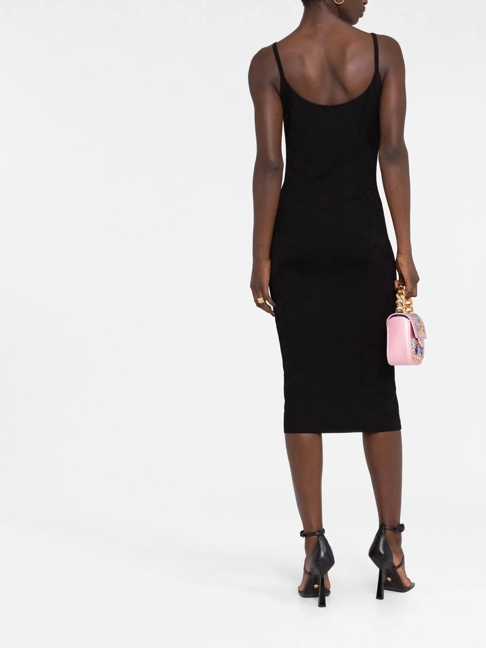 Versace La Greca jacquard pencil dress - Image 4