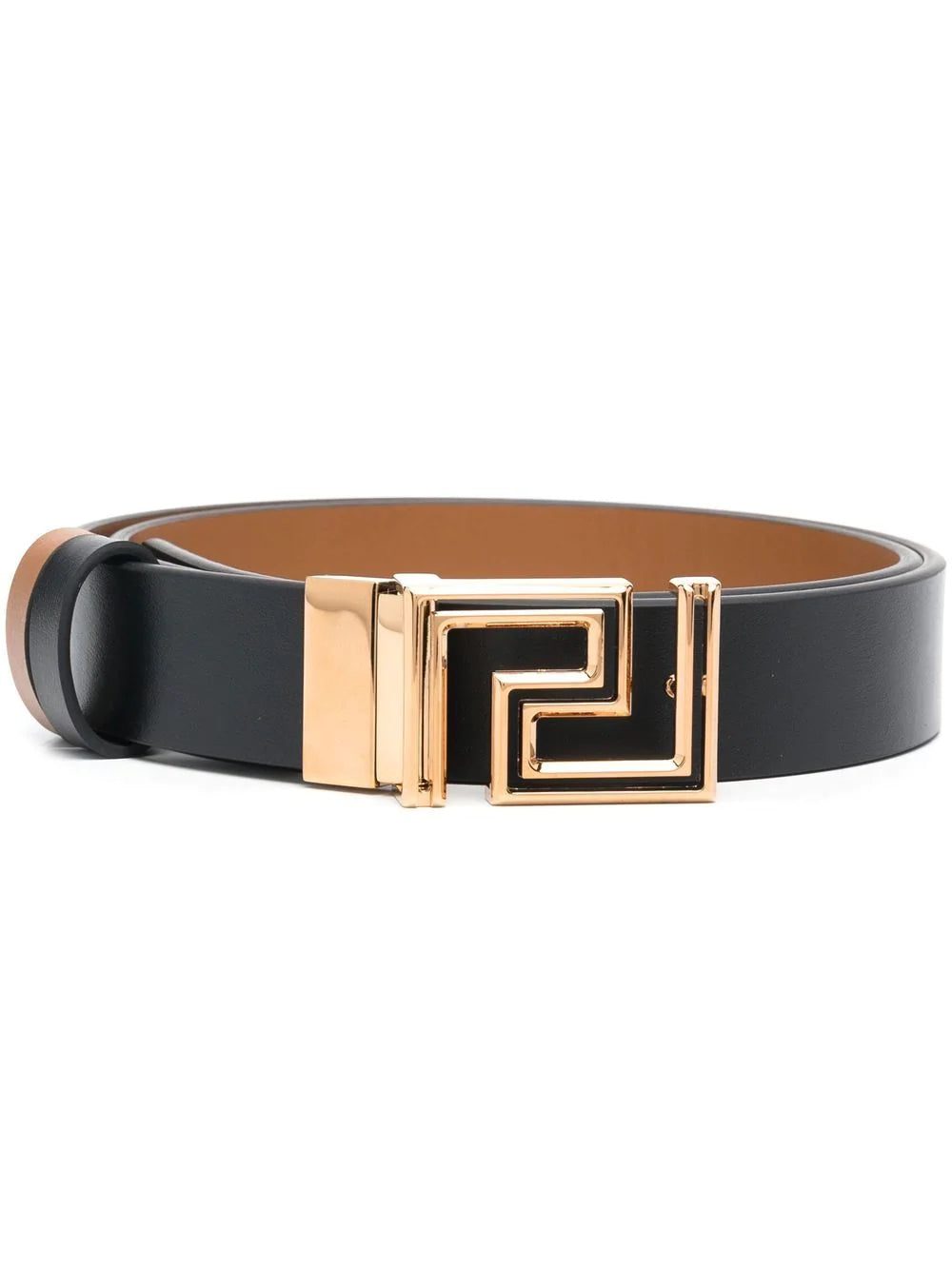 Versace Greca reversible leather belt