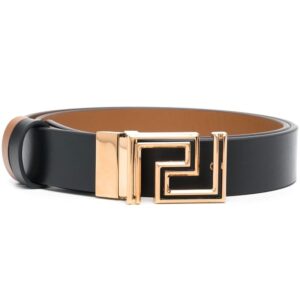 Versace Greca reversible leather belt
