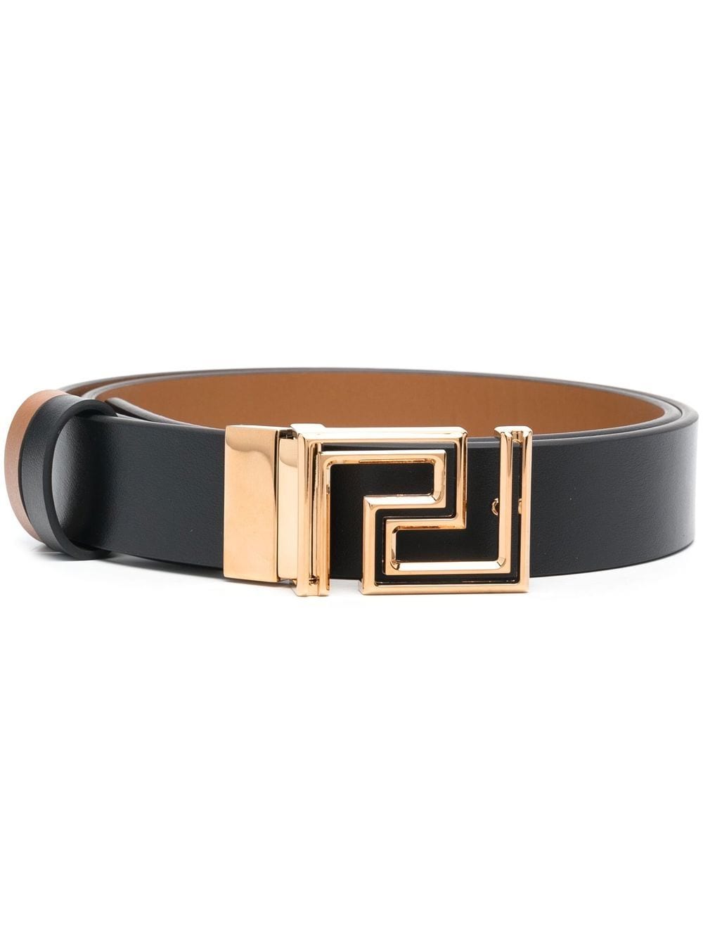 Versace Greca reversible leather belt