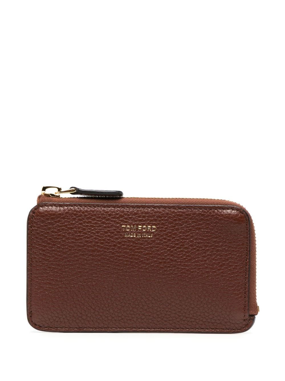 TOM FORD soft-grain leather zip wallet