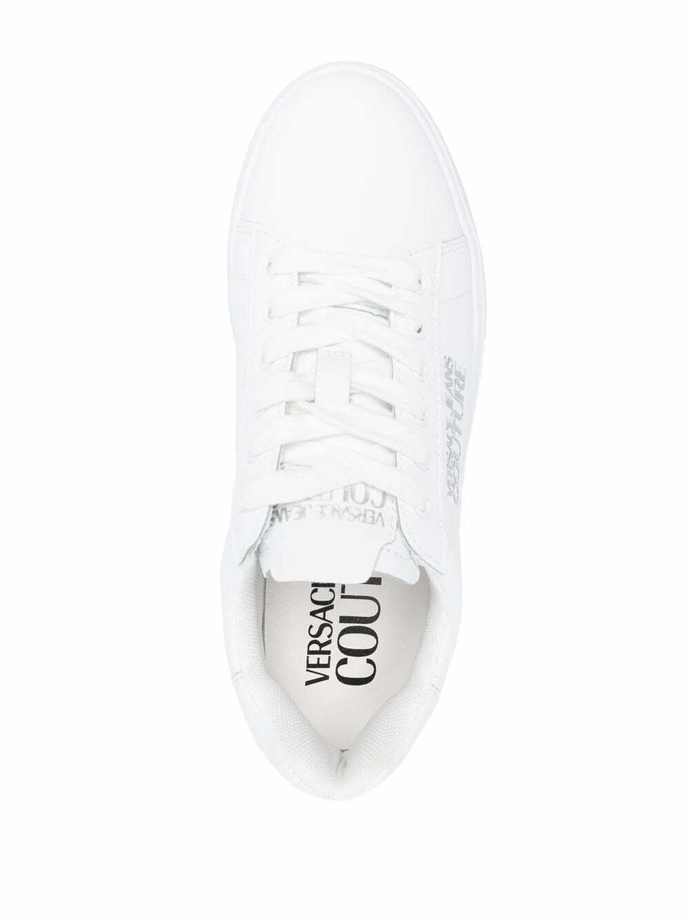 Versace logo-print lace-up sneakers - Image 4