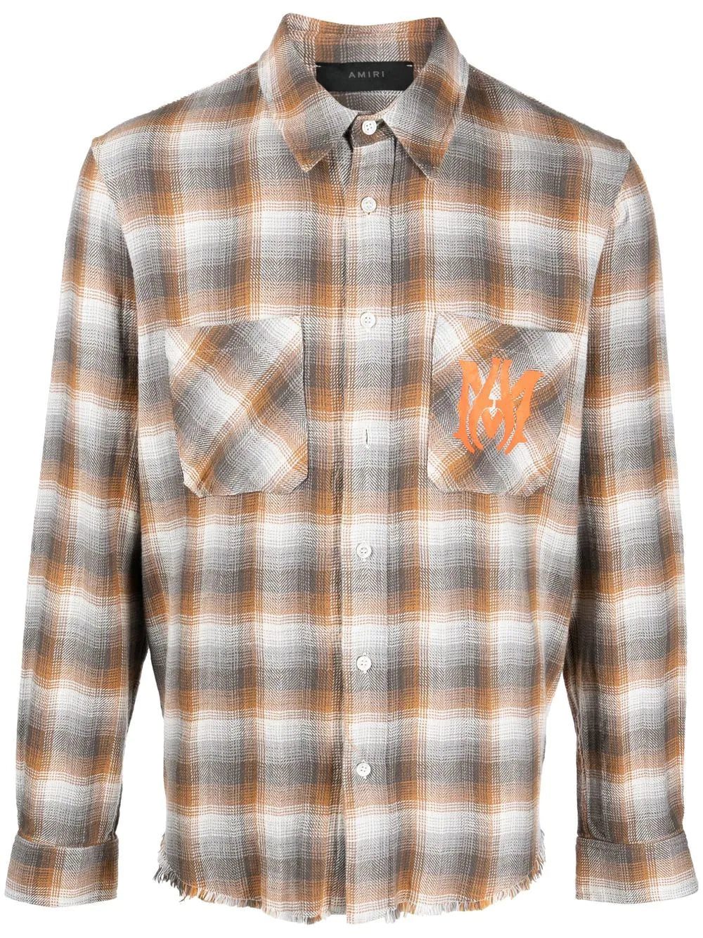 Amiri check-print shirt
