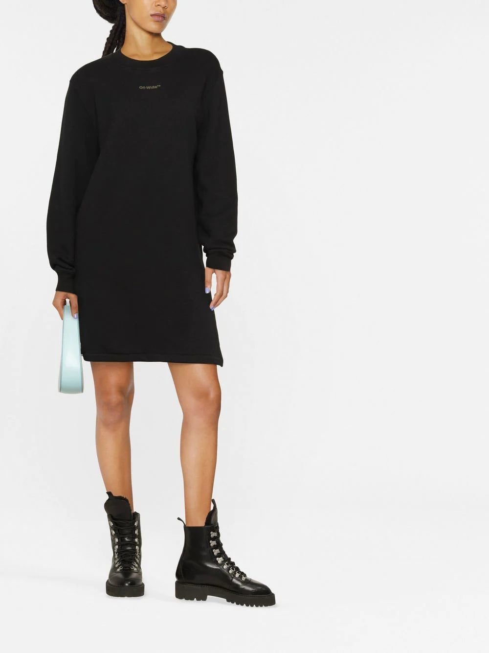 Off-White logo-print mini dress - Image 2