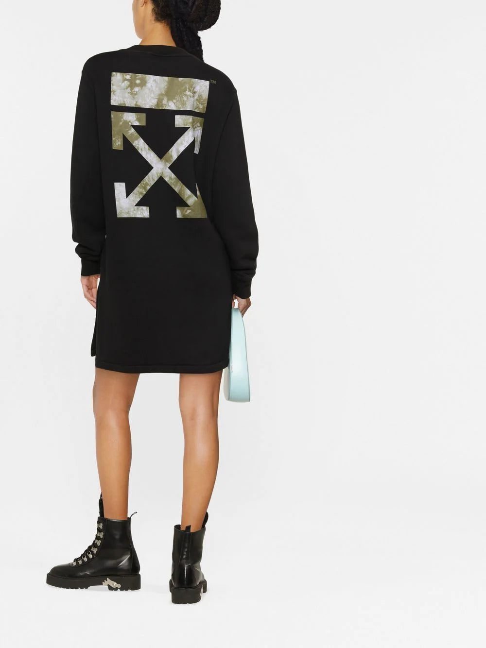 Off-White logo-print mini dress - Image 4