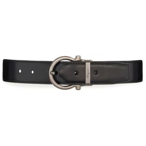 Ferragamo Gancini-buckle leather belt