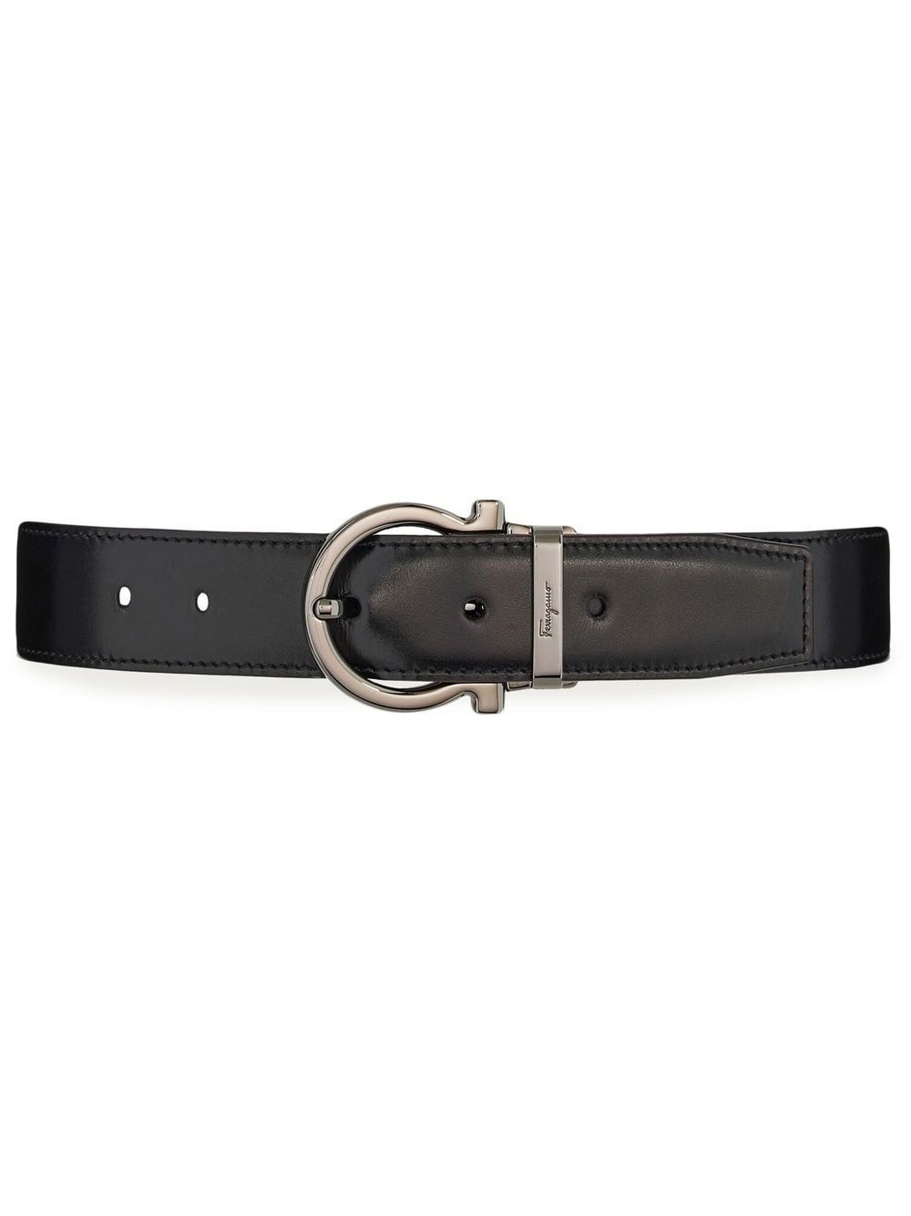 Ferragamo Gancini-buckle leather belt