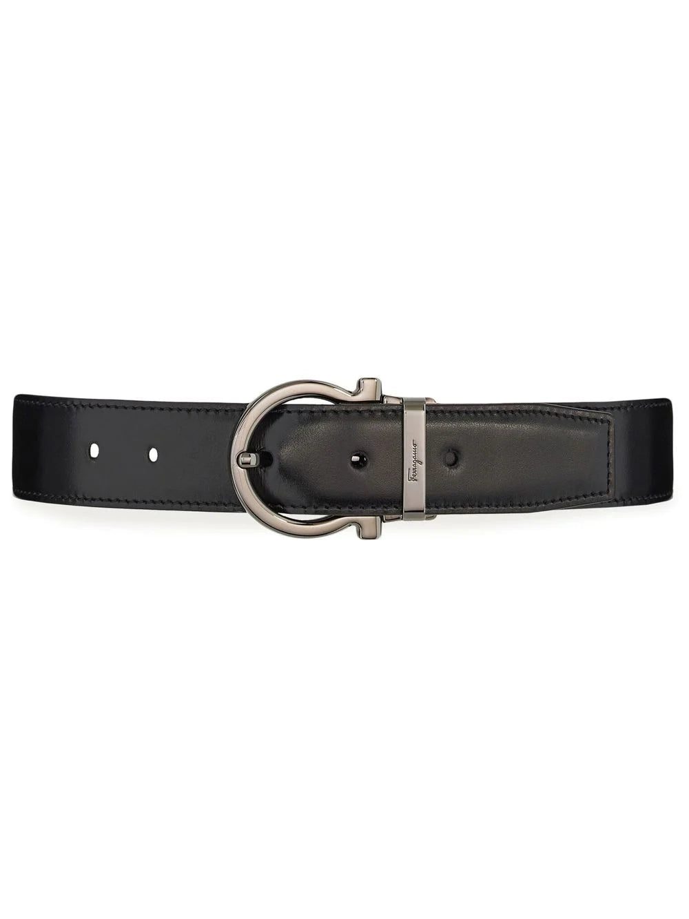 Ferragamo Gancini-buckle leather belt