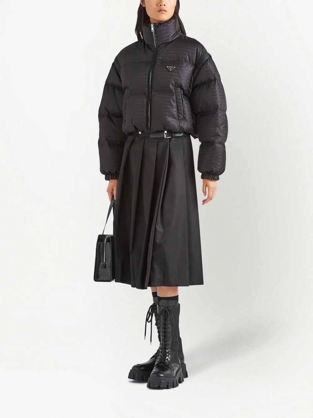 Prada Re-Nylon cropped down jacket - Image 2