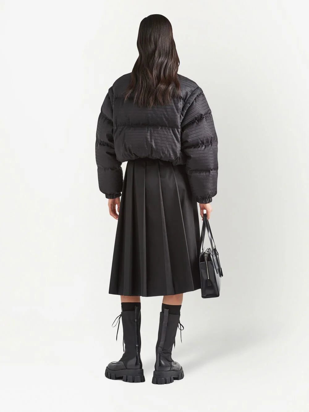 Prada Re-Nylon cropped down jacket - Image 3