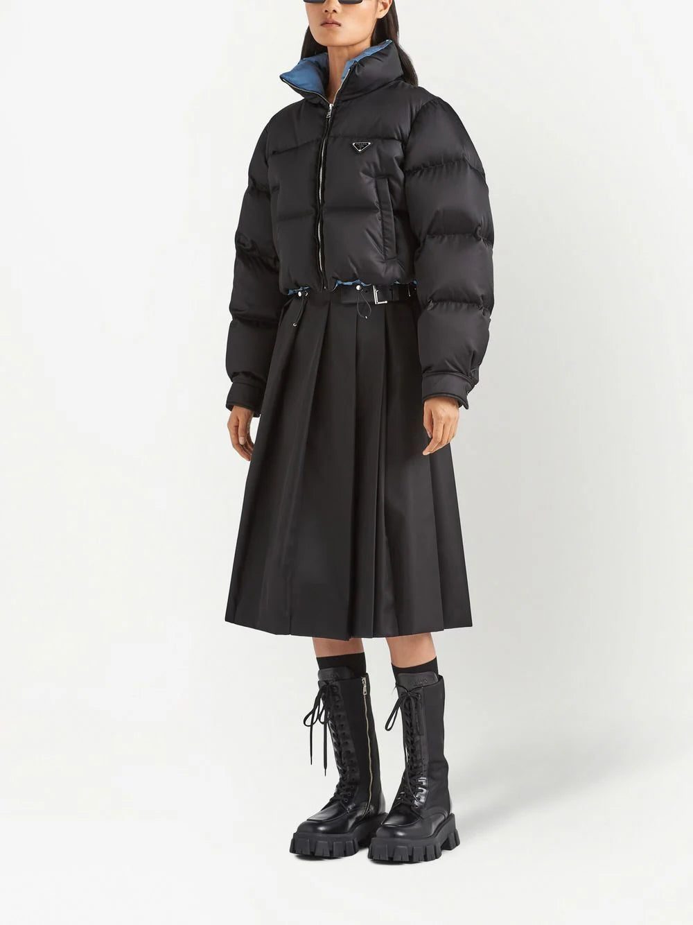Prada Re-Nylon cropped down jacket - Image 2
