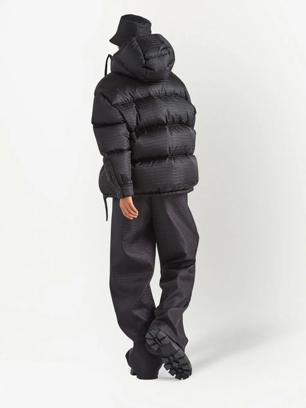 Prada Re-Nylon hooded down jacket - Image 3