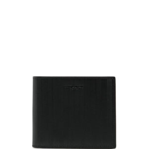 Saint Laurent embossed-logo detail bi-fold wallet