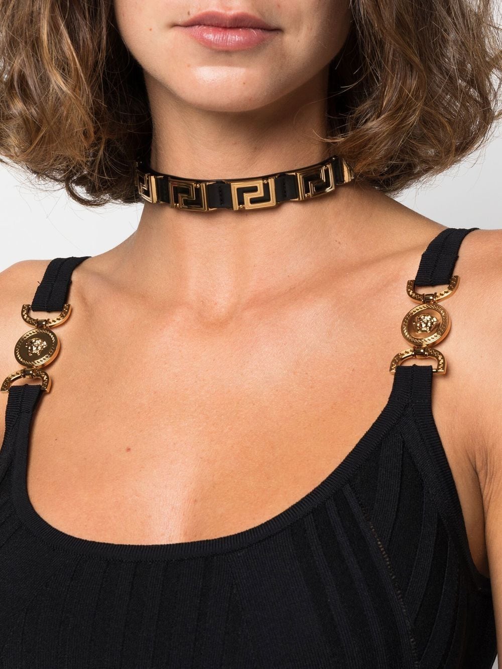 Versace Greca-detail choker necklace - Image 2