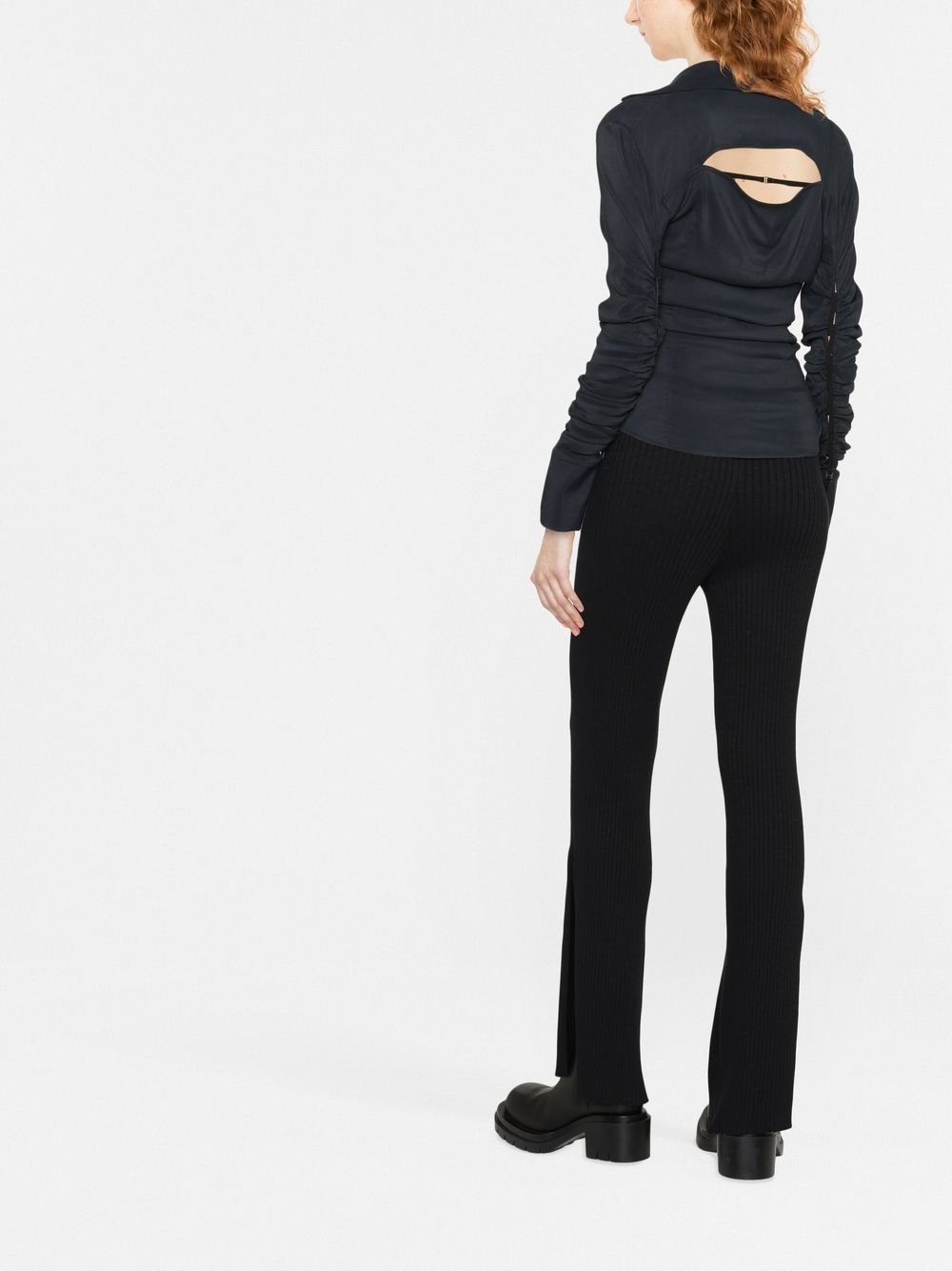 Jacquemus Soffio cut-out shirt - Image 3