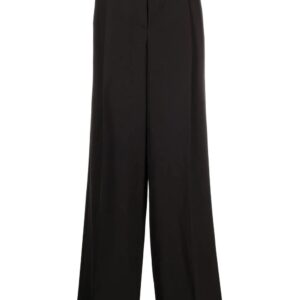 Versace  wide-leg pleated trousers