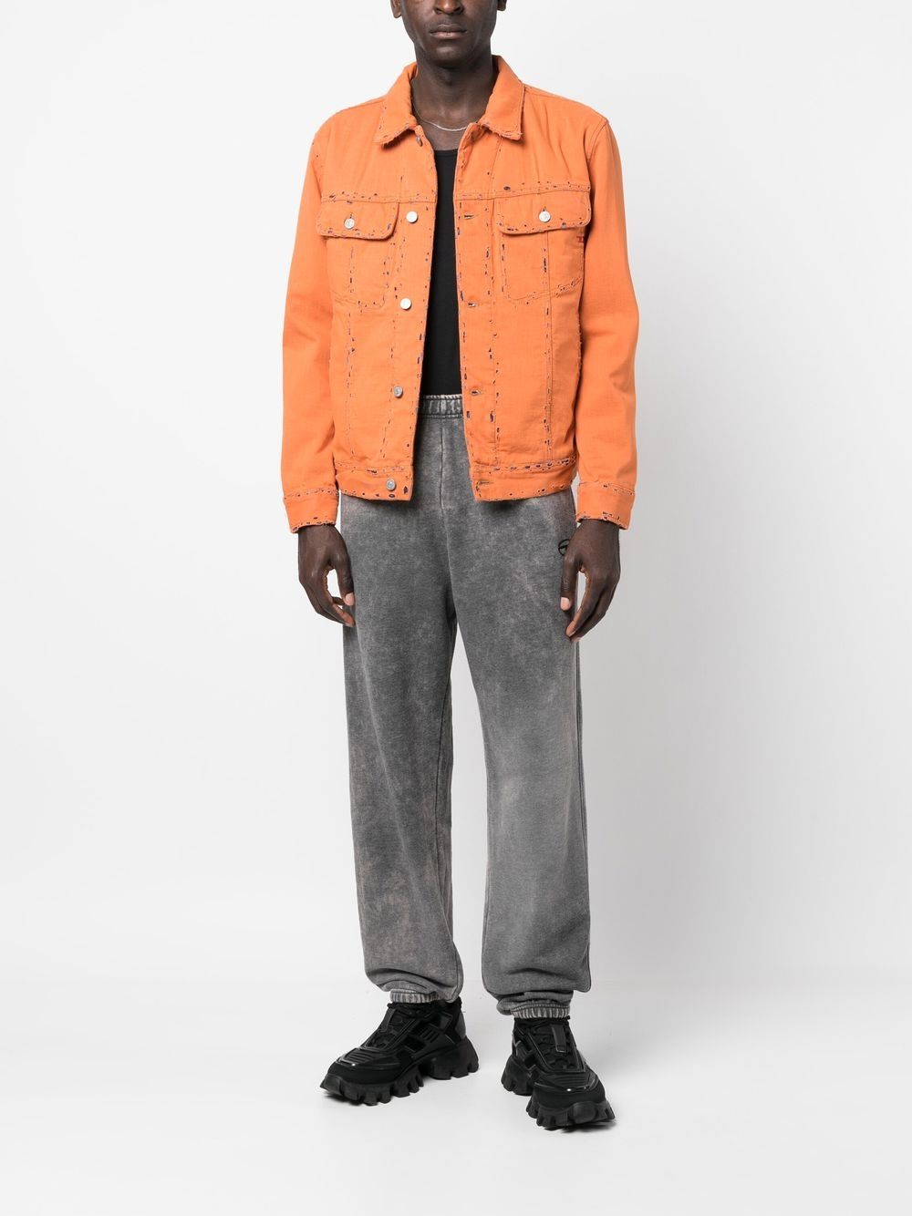 Diesel embossed logo track pants - Image 2