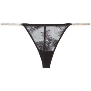 Fleur Du Mal  Crystal Bouquet lace G-String