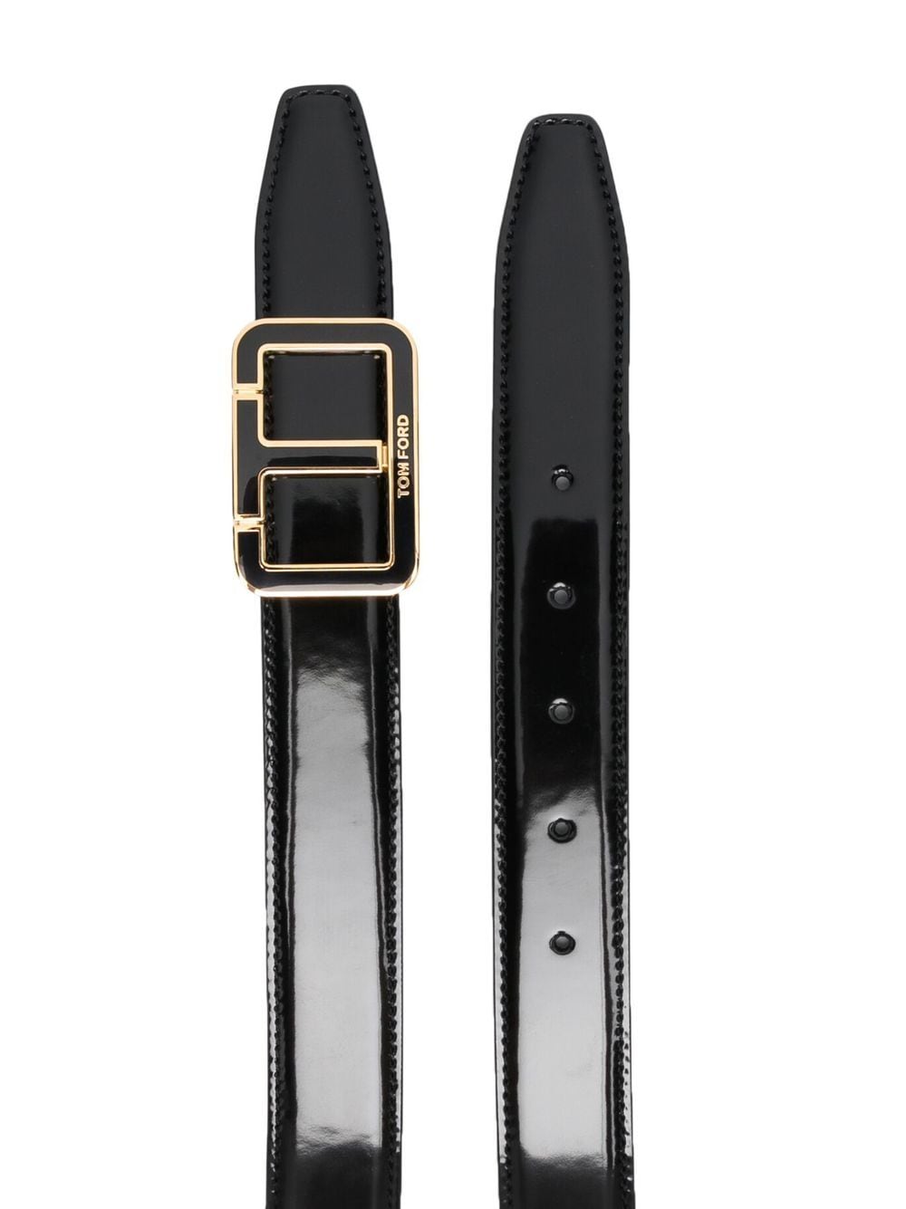 Tom Ford logo-buckle leather belt - Image 2