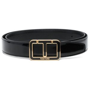 Tom Ford logo-buckle leather belt