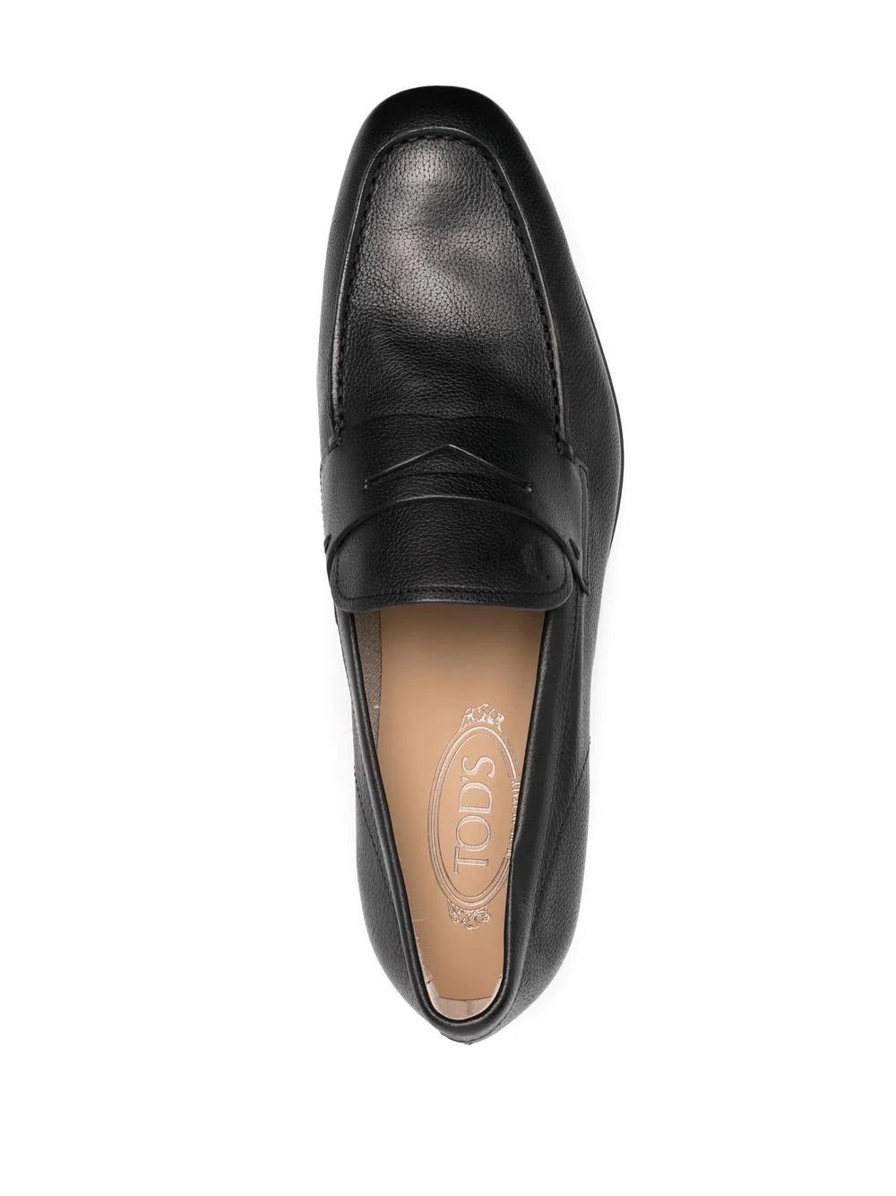 Tod's penny-slot logo-embossed loafers - Image 4