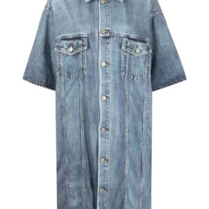 Balenciaga  trompe l'oeil-print midi dress