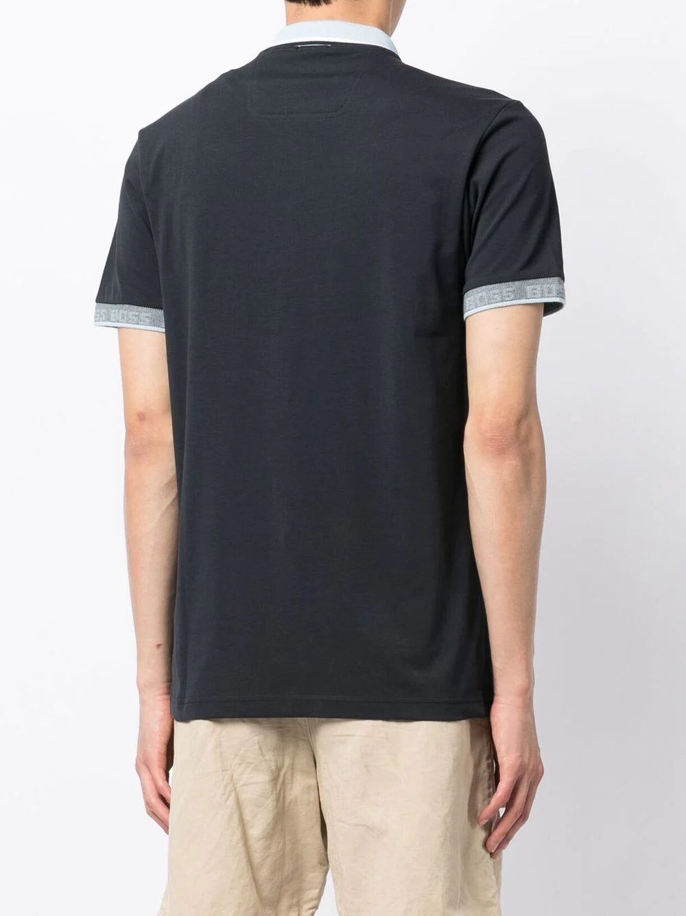 BOSS embroidered-logo detail polo shirt - Image 4