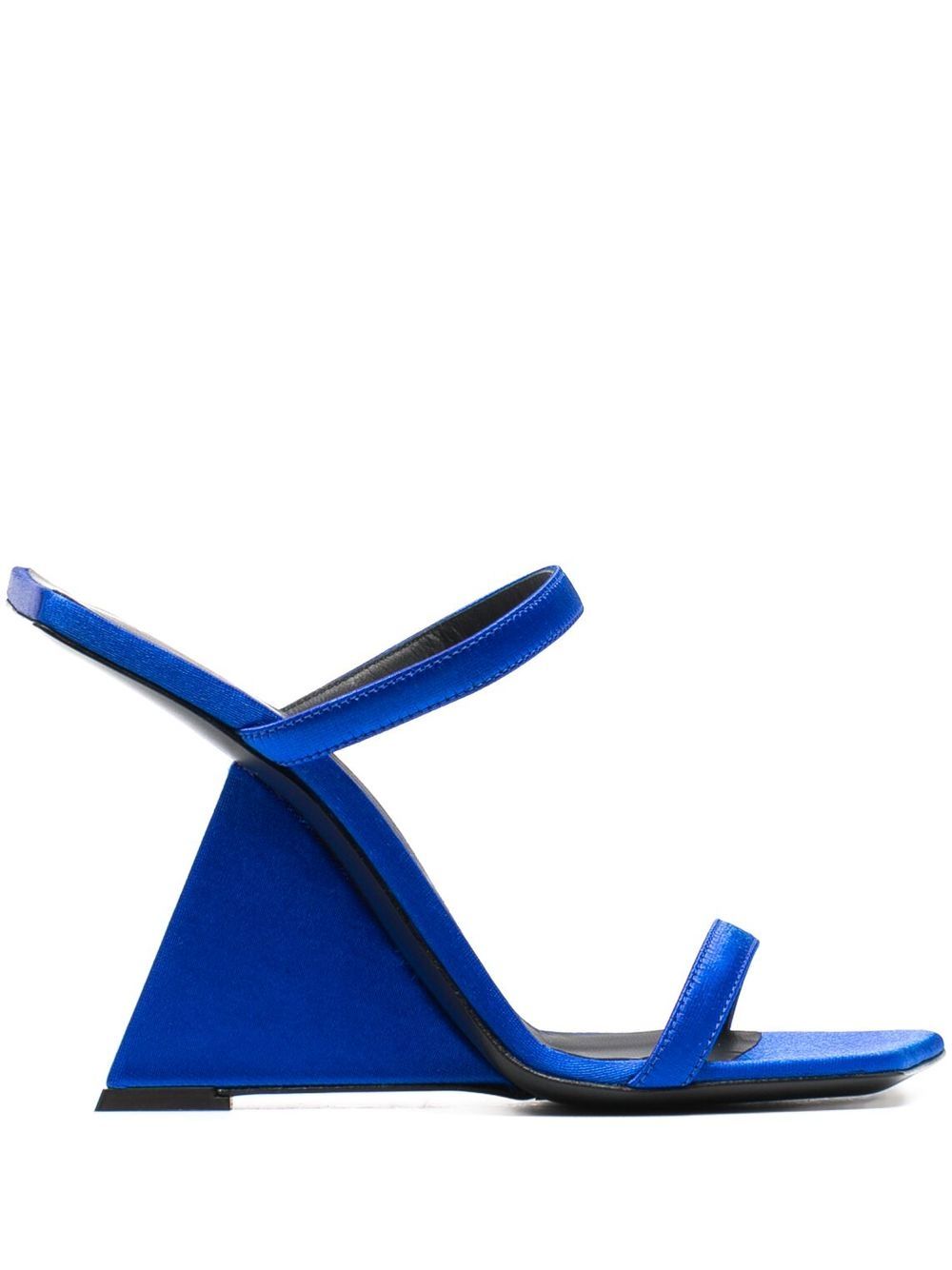 Giuseppe Zanotti square-toe sculpted-heel sandal