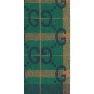 Gucci  GG-pattern wool scarf