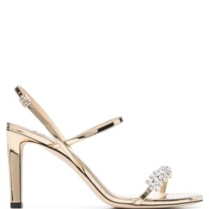 Jimmy choo  Meira 100mm crystal-embellished sandals
