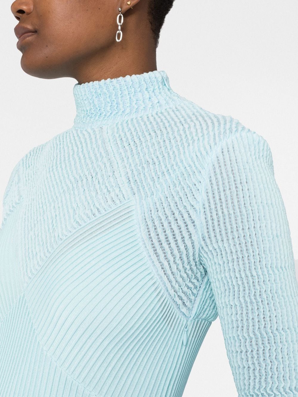 Givenchy flounced plissé mini dress - Image 3